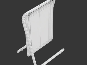 Forma S de placa de rua Modelo 3D