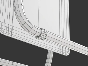 Forma S de placa de rua Modelo 3D