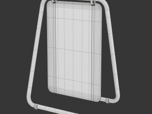 Street Sign S-form Modelo 3D