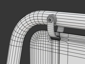 Forma S de placa de rua Modelo 3D