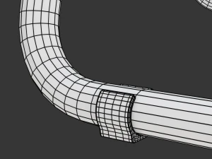 Forma S de placa de rua Modelo 3D