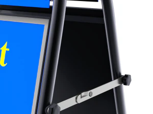 Placa de rua redonda Modelo 3D