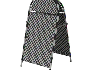 Placa de rua redonda Modelo 3D