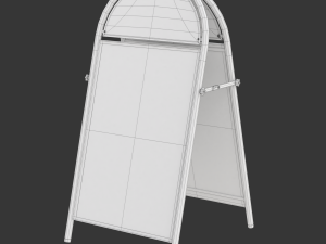 Street Sign round-form 3D 모델