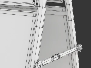 Placa de rua redonda Modelo 3D