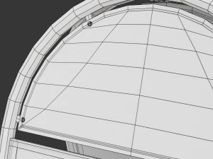 Placa de rua redonda Modelo 3D