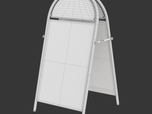 Street Sign round-form 3D 모델