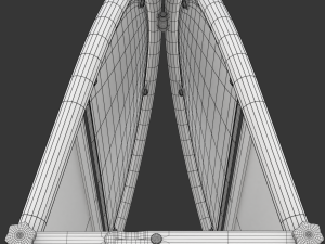 Street Sign round-form 3D 모델