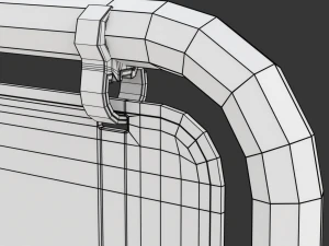 Street Sign double profile 3D Model