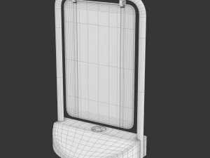 Street Sign double profile 3D Model