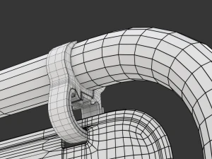 Street Sign double profile 3D Model