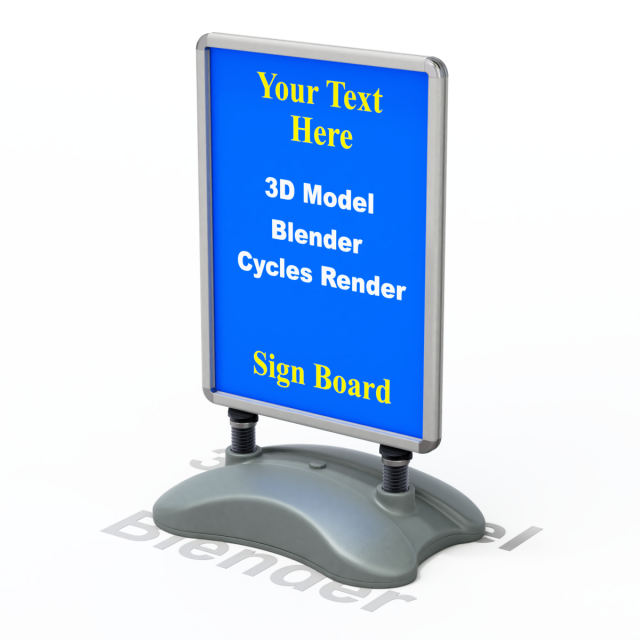 Street Sign water tank stand Modèle 3D .c4d .max .obj .3ds .fbx .stl .blend 