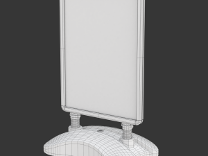 Street Sign water tank stand Modèle 3D