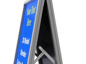 Street Sign sandwich form 3D Model