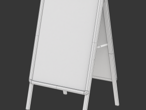 Street Sign sandwich form 3D-Modell