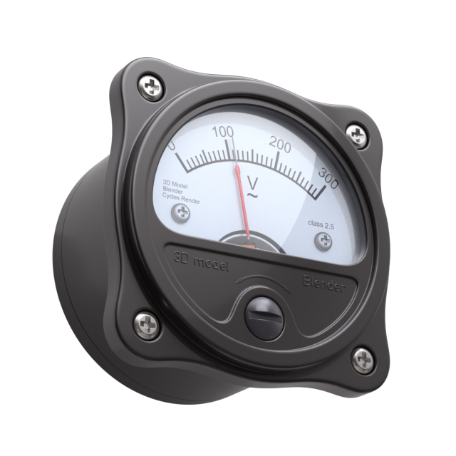 Analog Indicator Modelo 3D .c4d .max .obj .3ds .fbx .stl .blend 