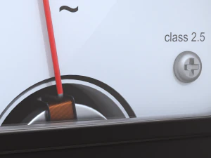 Indicatore analogico Modello 3D