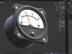 Analog Indicator Modelo 3D