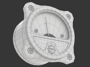 Indicatore analogico Modello 3D