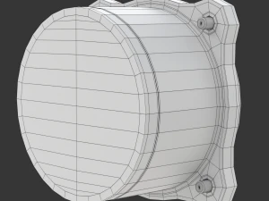 Indicatore analogico Modello 3D