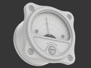 Indicatore analogico Modello 3D
