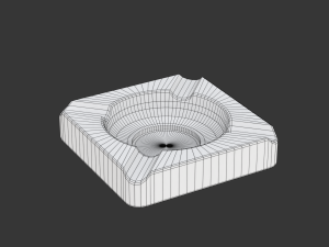 Ashtray Model 01 Modello 3D