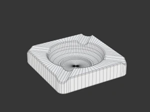 Posacenere Modello 01 Modello 3D