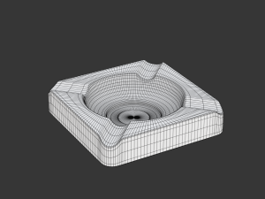 Ashtray Model 01 Modello 3D