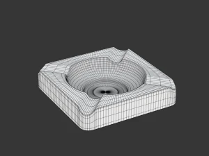 Posacenere Modello 01 Modello 3D