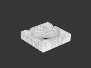 Ashtray Model 02 Model 3D