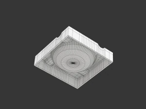 Ashtray Model 02 3D Model