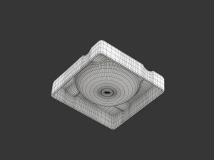 Ashtray Model 02 3D Model