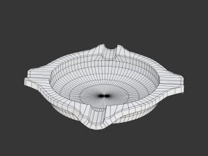 Ashtray Model 03 3D मॉडल