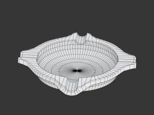 Posacenere Modello 03 Modello 3D