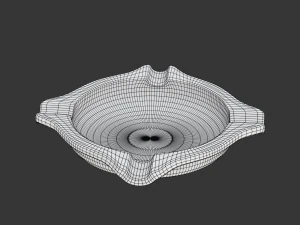 Posacenere Modello 03 Modello 3D