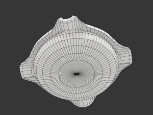 Posacenere Modello 03 Modello 3D