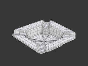 Ashtray Model 04 3D Model