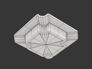 Ashtray Model 04 3D Model