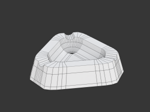 Ashtray Model 05 3D मॉडल