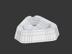 Posacenere Modello 05 Modello 3D