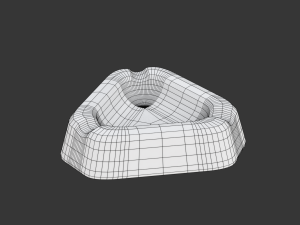 Ashtray Model 05 3D मॉडल