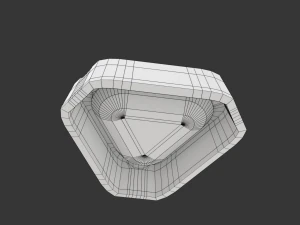 Posacenere Modello 05 Modello 3D