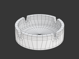 Ashtray Model 06 3D-Modell
