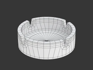 Ashtray Model 06 3D Model