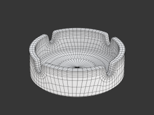 Ashtray Model 06 3D-Modell