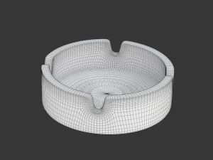 Ashtray Model 06 3D Model