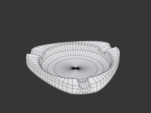 Ashtray Model 10 3D मॉडल