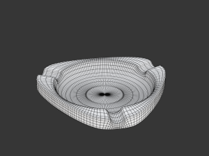Ashtray Model 10 3D मॉडल