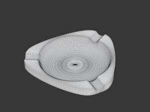 Ashtray Model 10 3D मॉडल