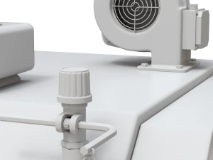 Solid Fuel Burning Boiler 3D Model